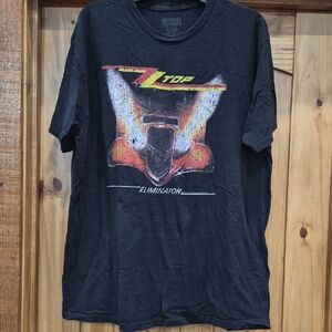 ZZ Top Eliminator Graphic Tee Size XL By American Classics